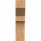 Ekena Millwork Mediterranean Rough Sawn Corbel, Western Red Cedar, 6"W x 10"D x 26"H COR06X10X26MED00RWR - alternate 2
